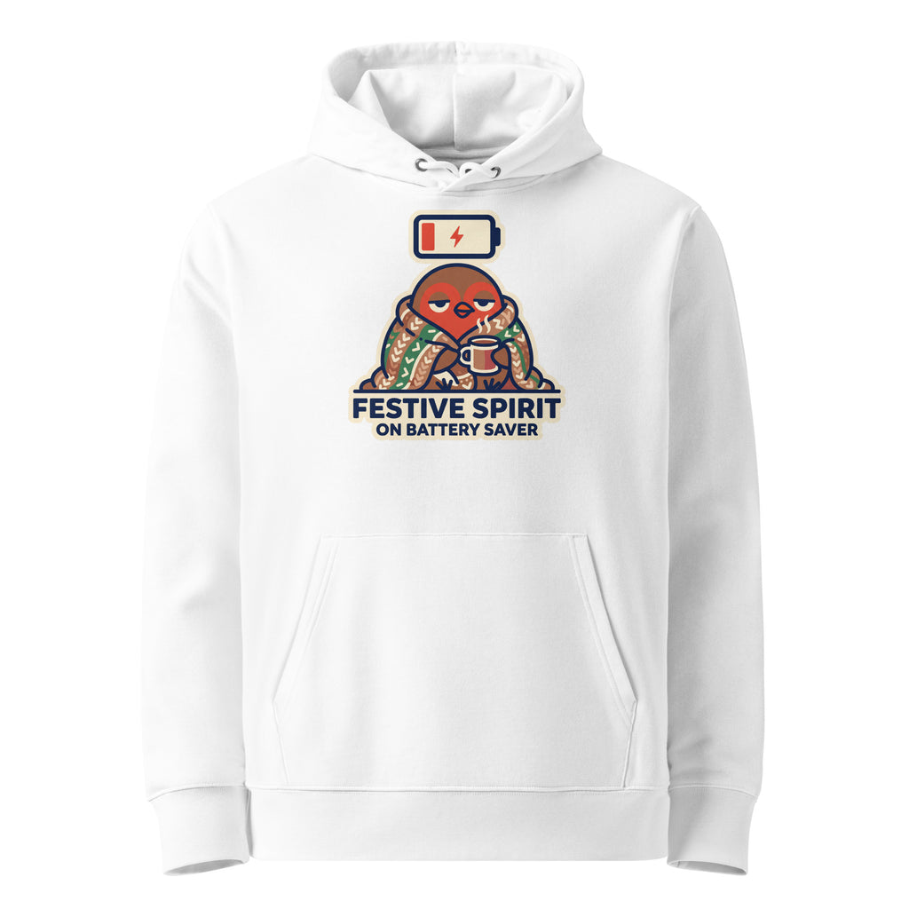 Festive Spirit On Battery Saver Christmas Hoodie - Ricki Robin