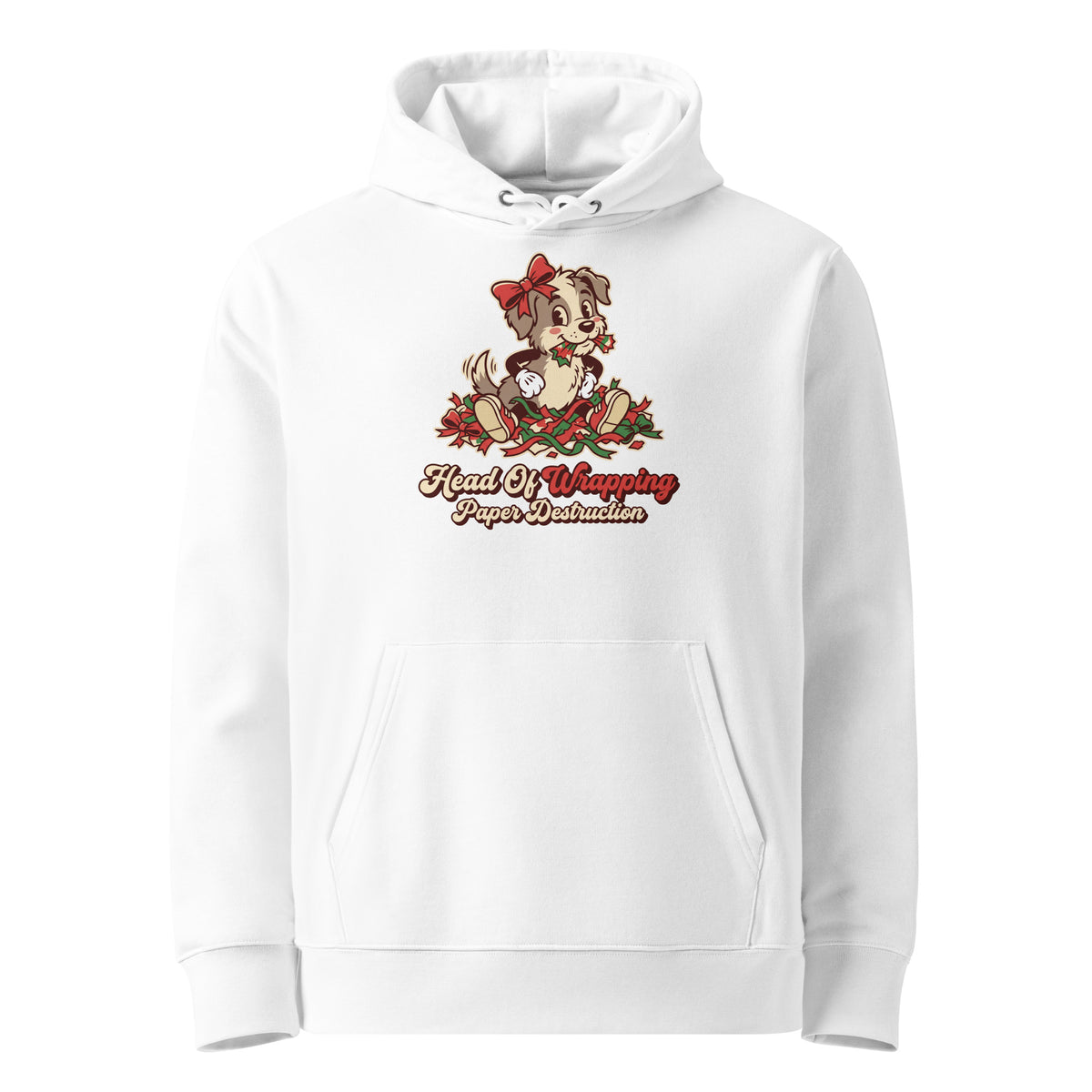 Head Of Wrapping Paper Destruction Christmas Hoodie - Ricki Robin