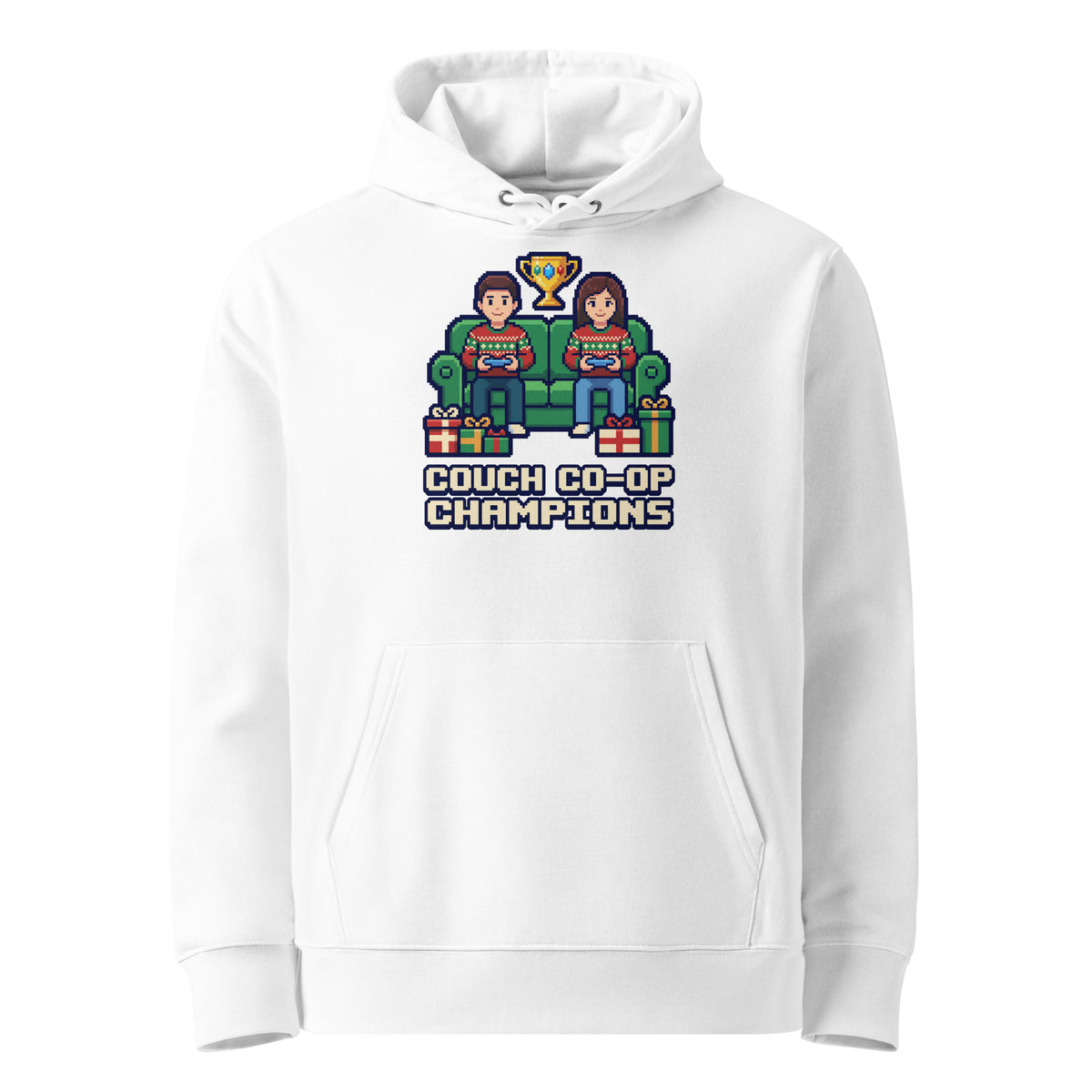 Couch Co-op Champions Christmas Hoodie - Ricki Robin