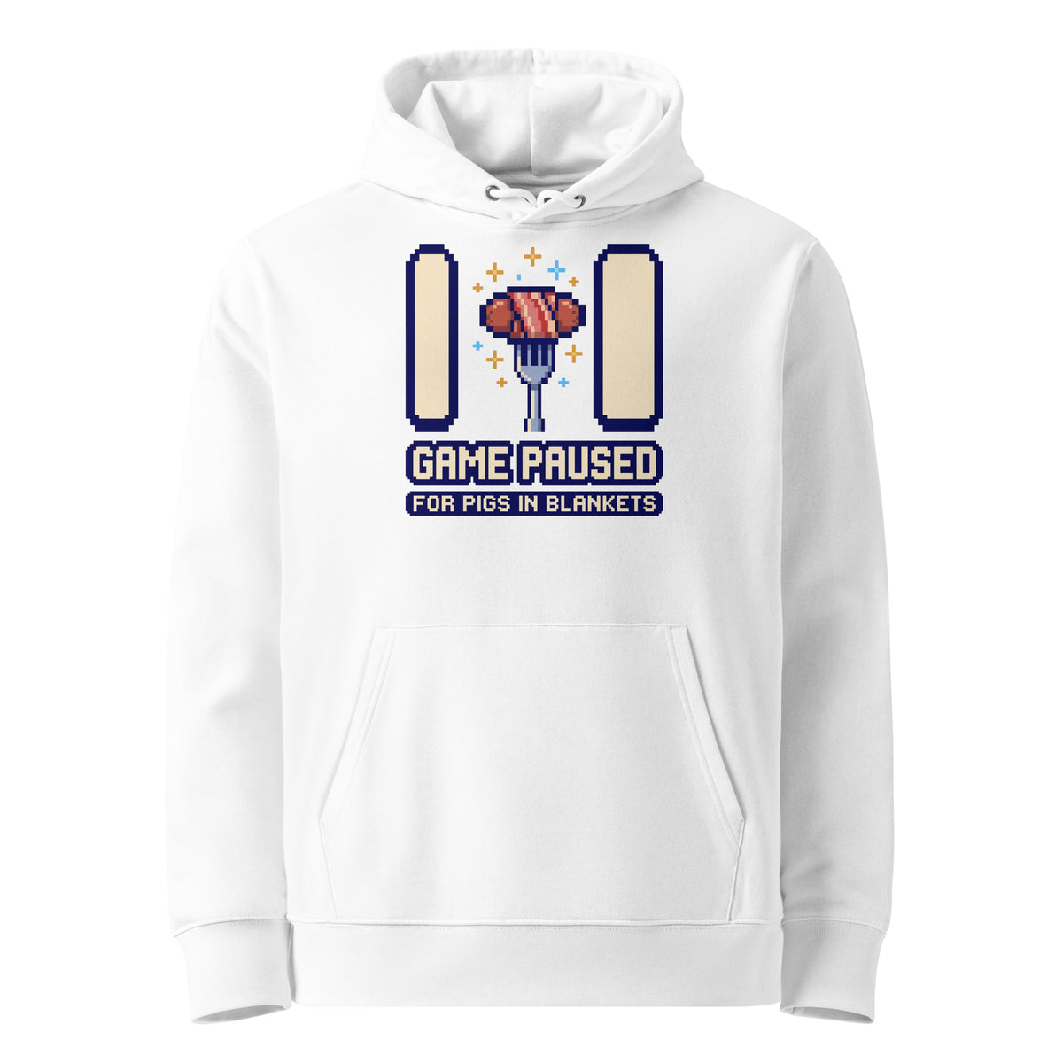 Game Paused For Pigs In Blankets Christmas Hoodie - Ricki Robin