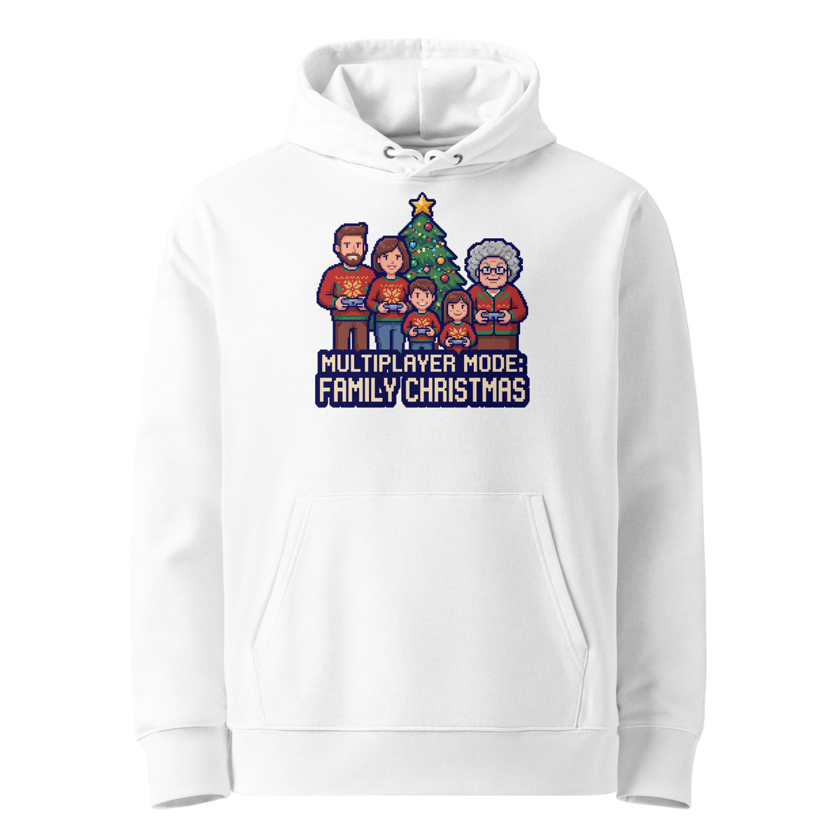Multiplayer Mode: Family Christmas Hoodie - Ricki Robin