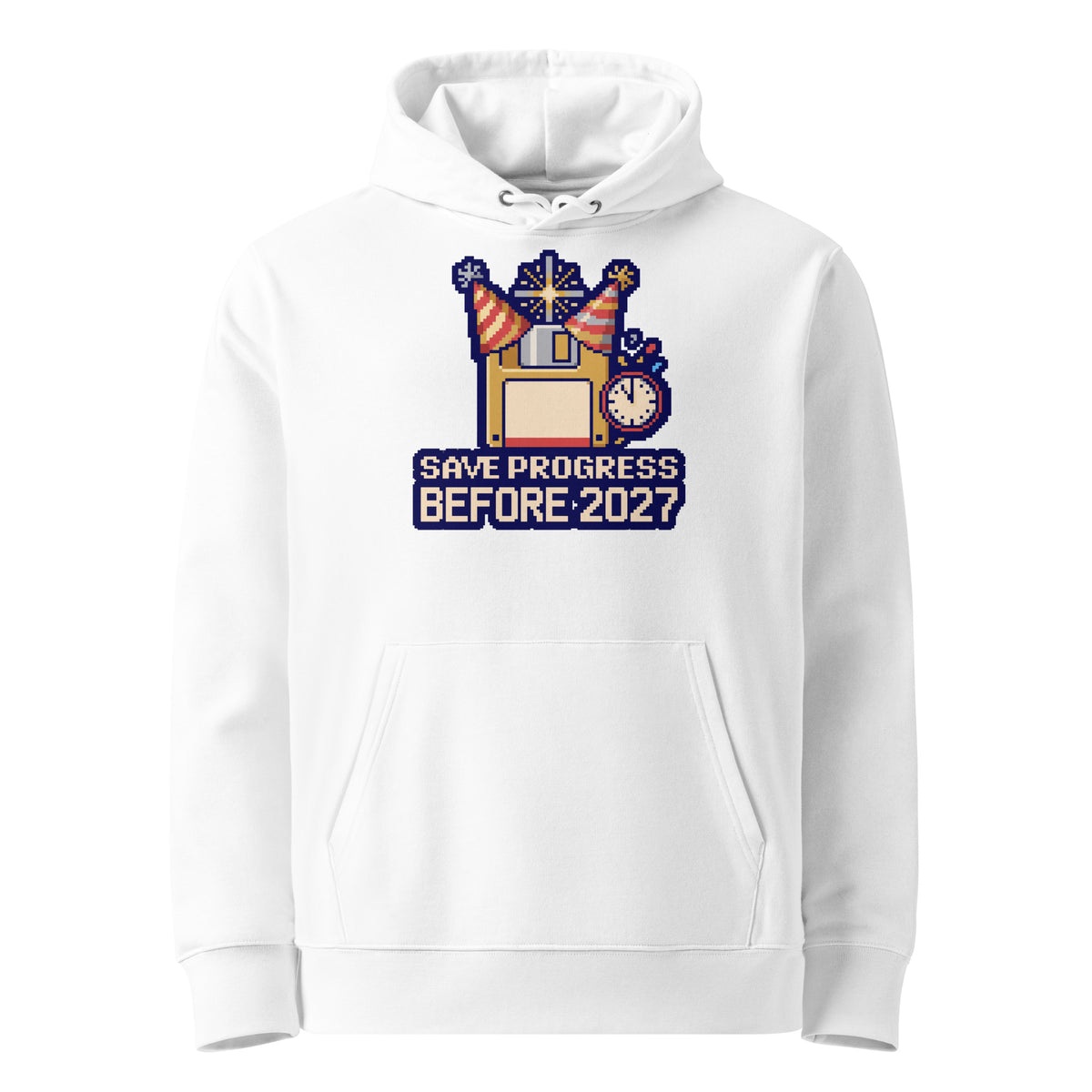 Save Progress Before 2027 New Year Hoodie - Ricki Robin