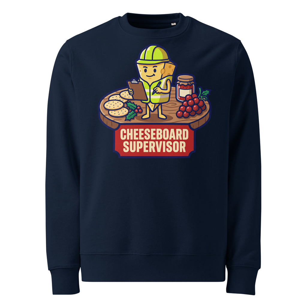 Cheeseboard Supervisor Christmas Heavyweight Sweatshirt - Ricki Robin