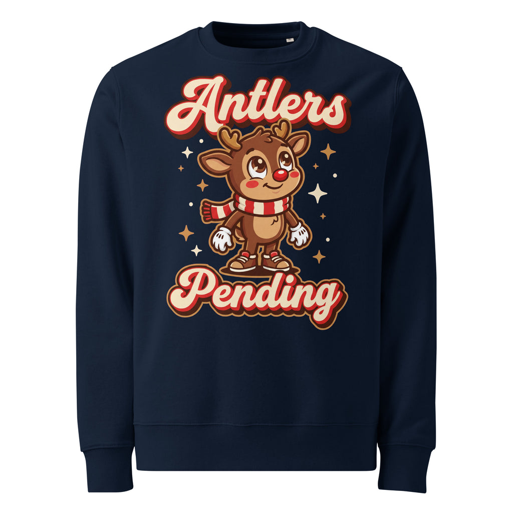 Antlers Pending Christmas Heavyweight Sweatshirt - Ricki Robin