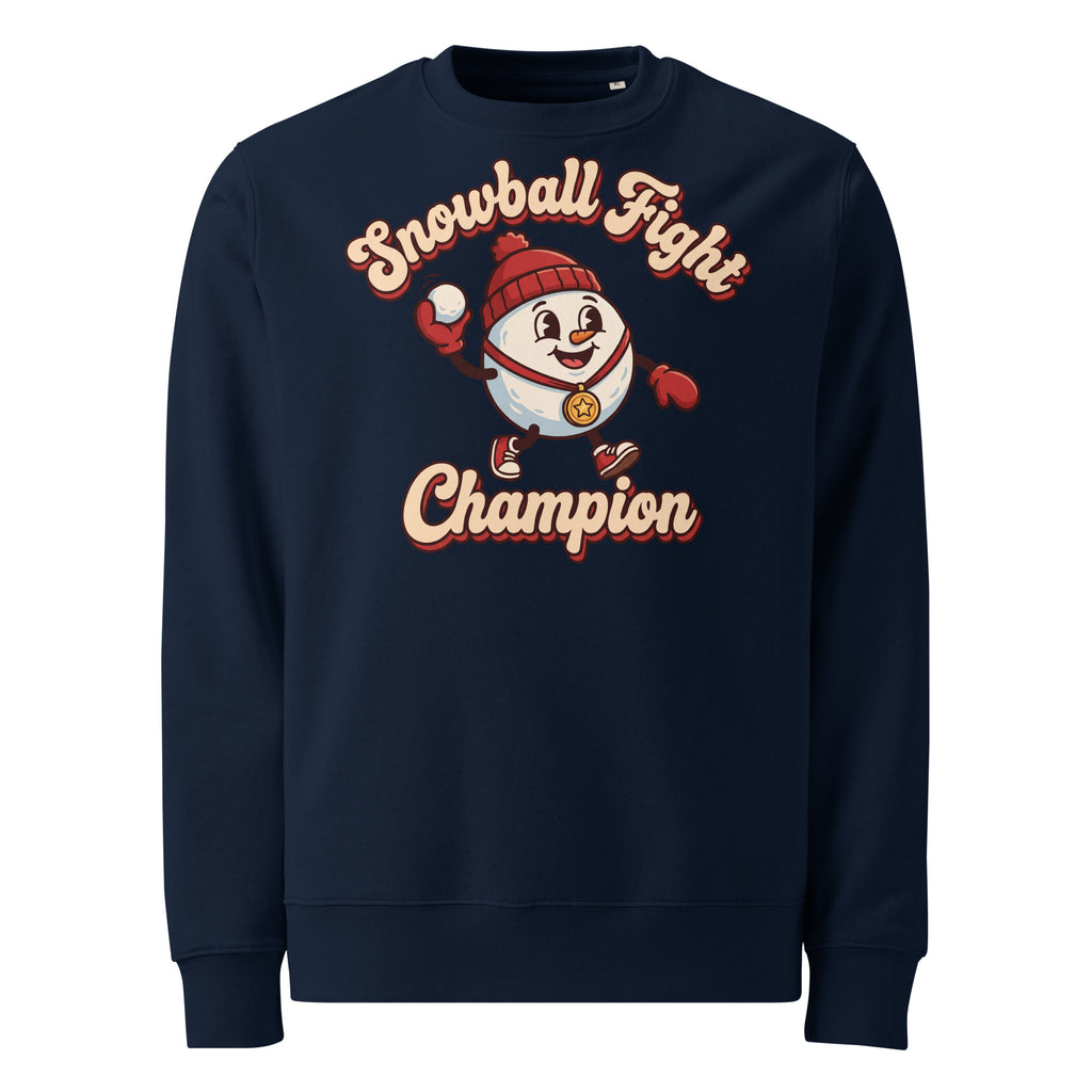Snowball Fight Champion Christmas Heavyweight Sweatshirt - Ricki Robin
