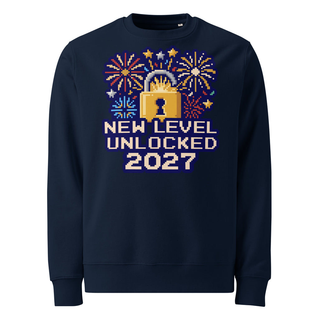 New Level Unlocked 2027 New Year Heavyweight Sweatshirt - Ricki Robin