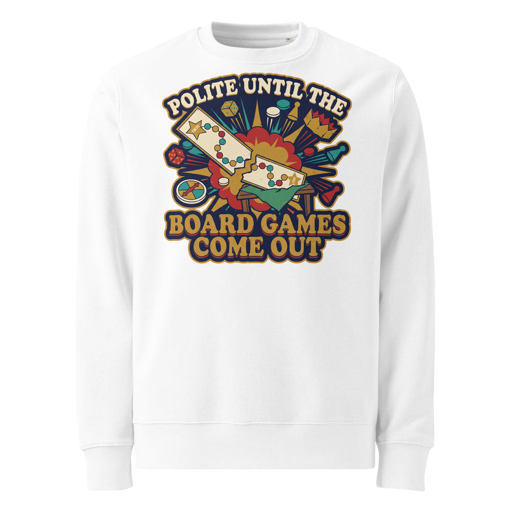Polite Until The Board Games Come Out Christmas Heavyweight Sweatshirt - Ricki Robin