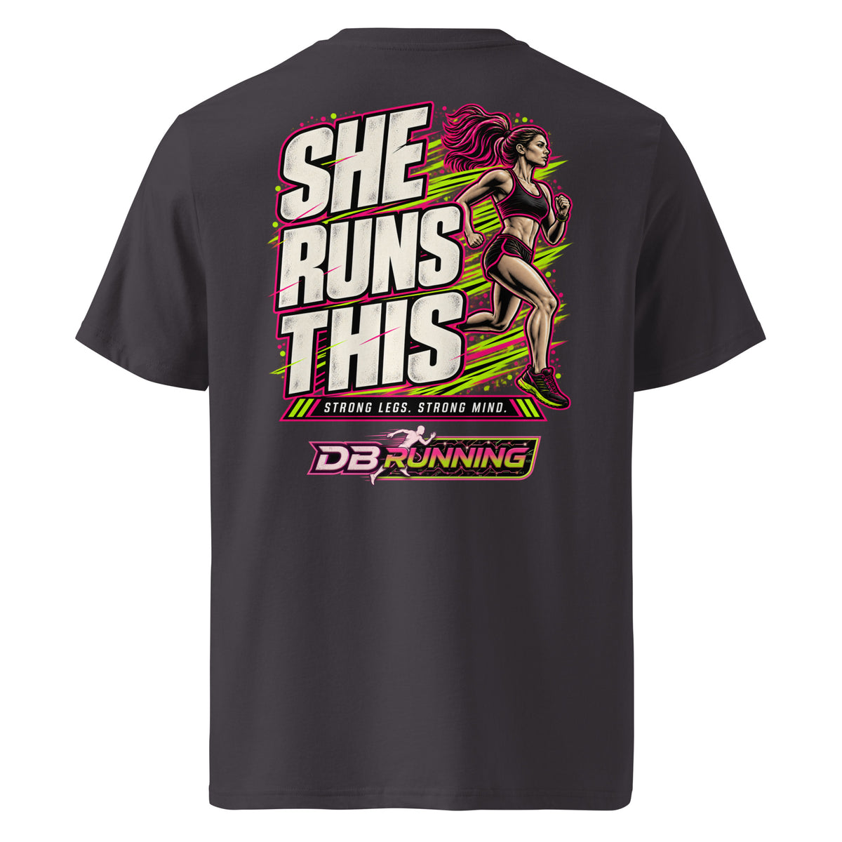 She Runs This - T-Shirt - DB Running