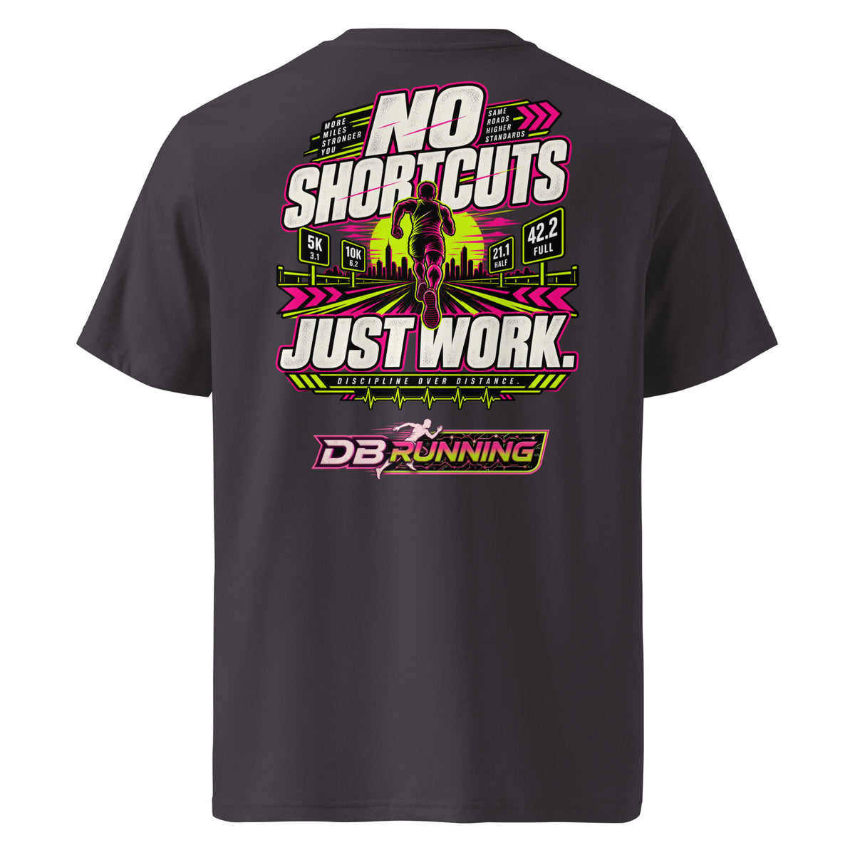 No Shortcuts Male - T-Shirt - DB Running