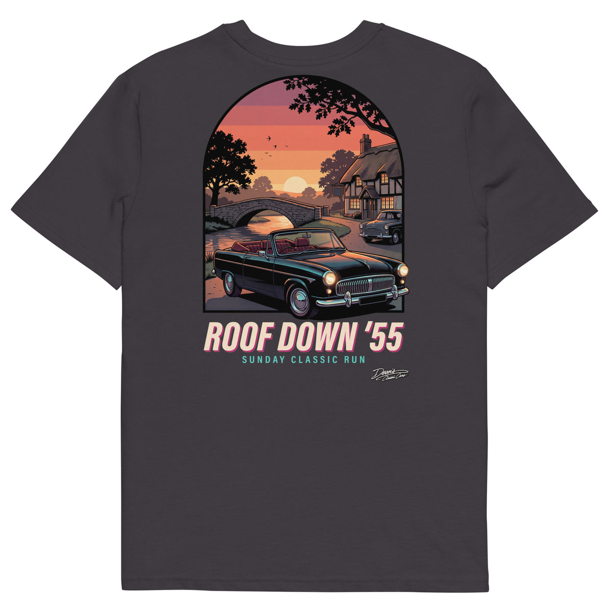 Consul Convertible Roof Down T-Shirt - Dean's Classic Cars