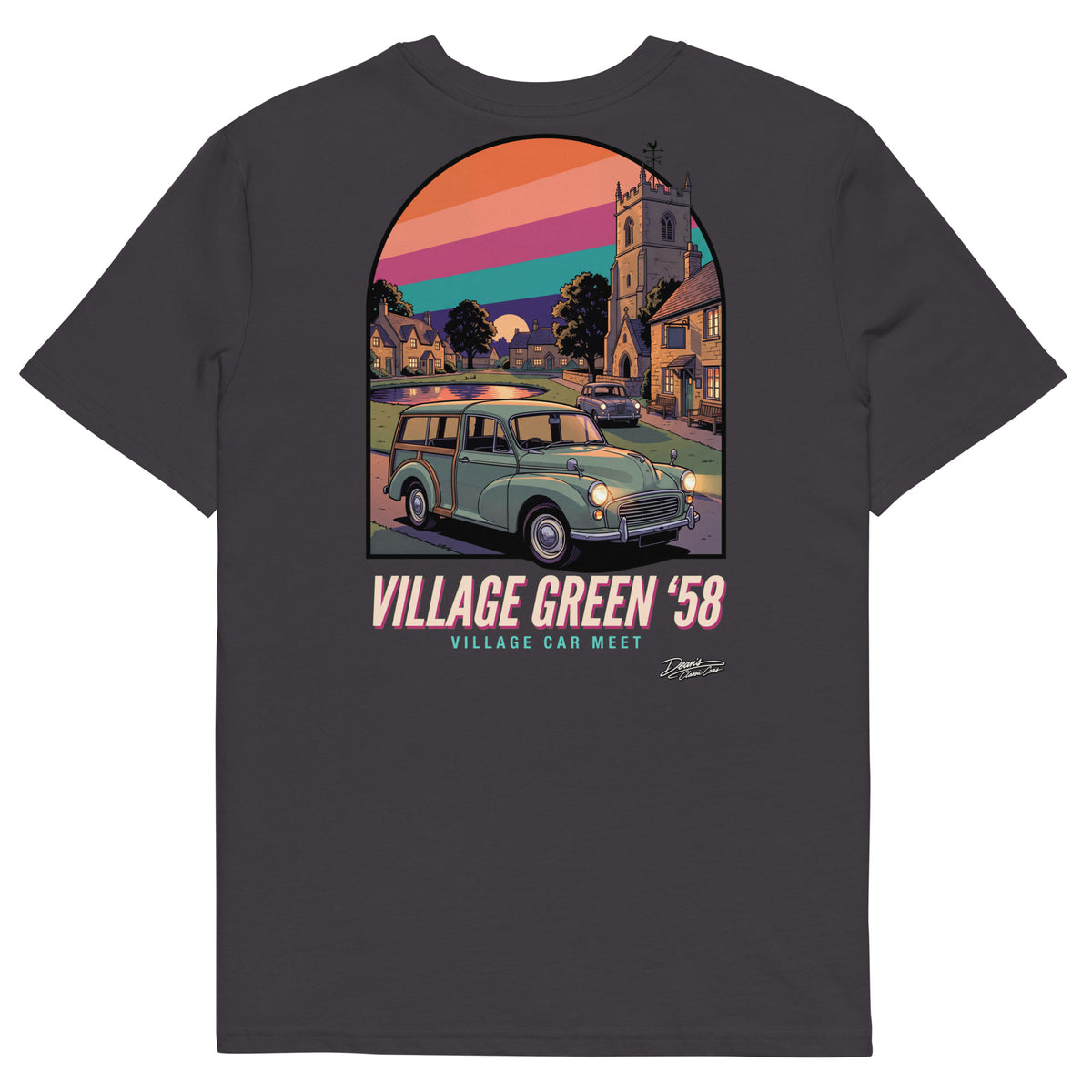 Minor Traveller Village Green T-Shirt - Dean's Classic Cars