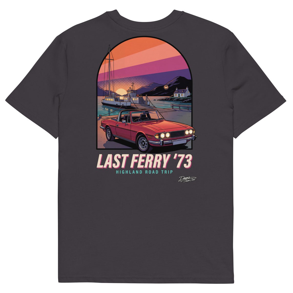 Stag Mk2 Last Ferry T-Shirt - Dean's Classic Cars