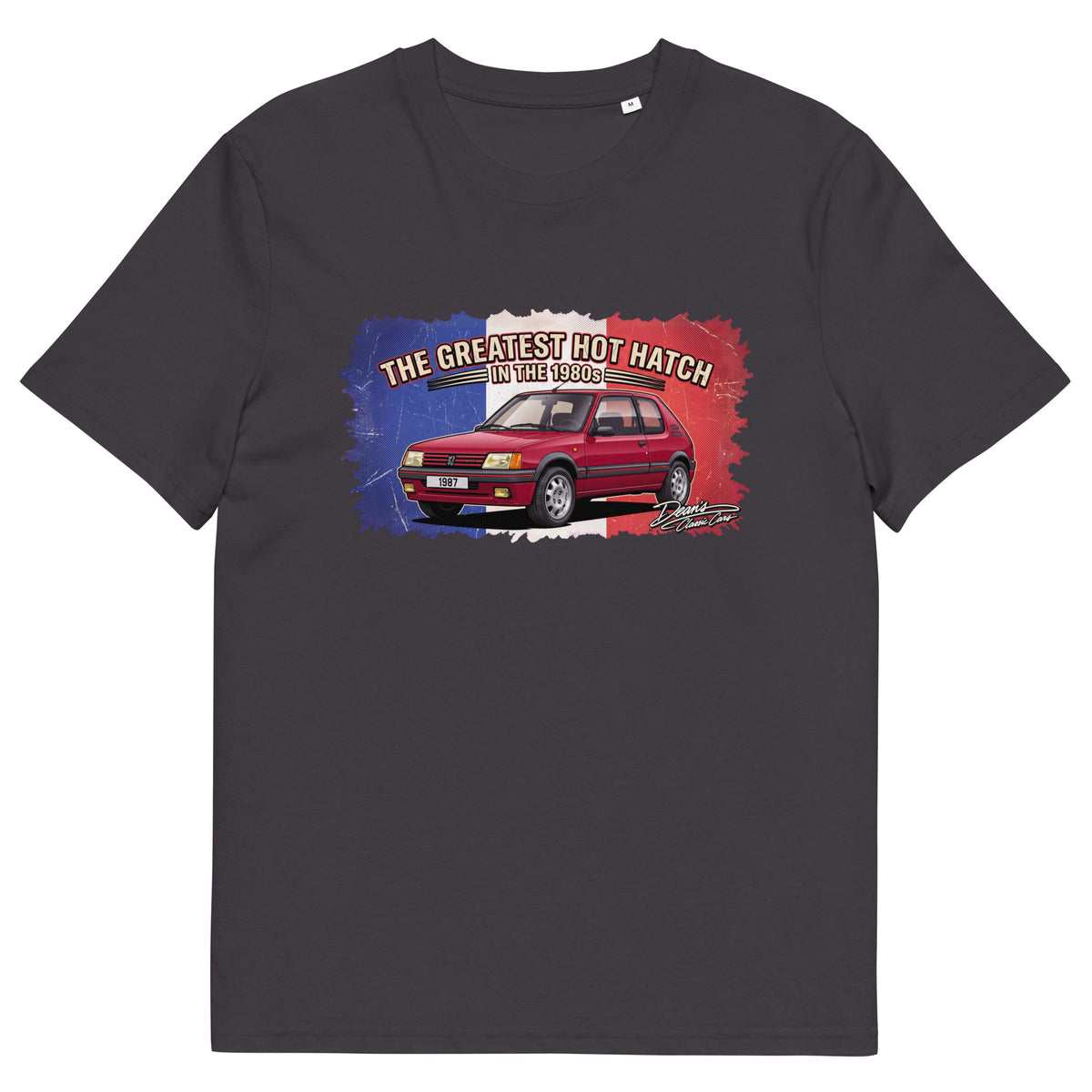 205 GTI Cherry Red T-Shirt - Dean's Classic Cars