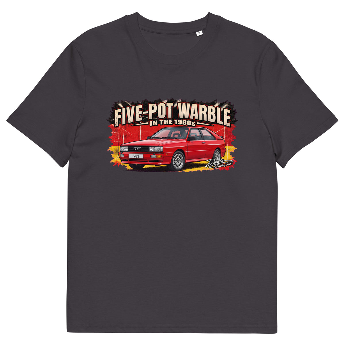 Quattro Coupe Tornado Red T-Shirt - Dean's Classic Cars