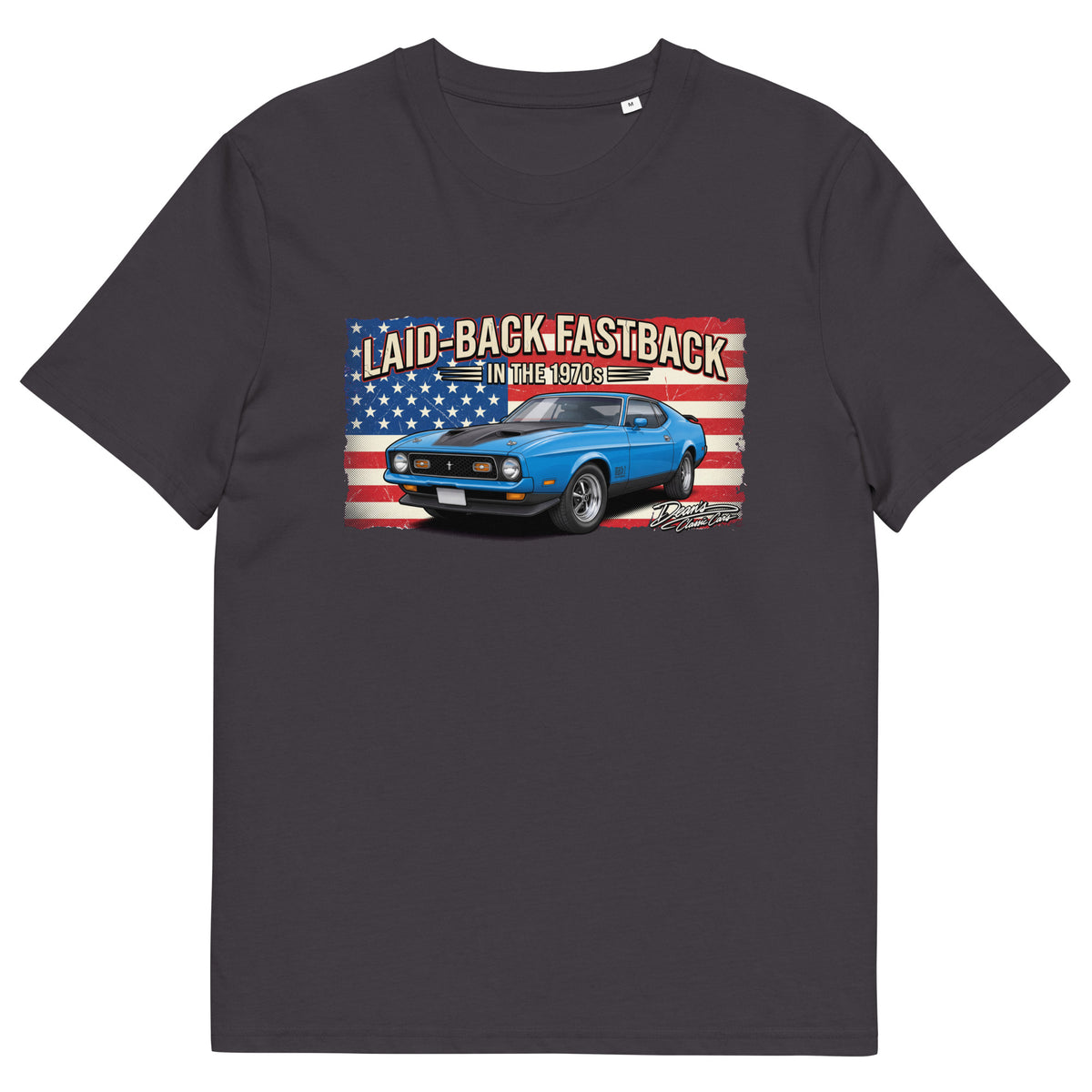 Mach 1 Grabber Blue T-Shirt - Dean's Classic Cars