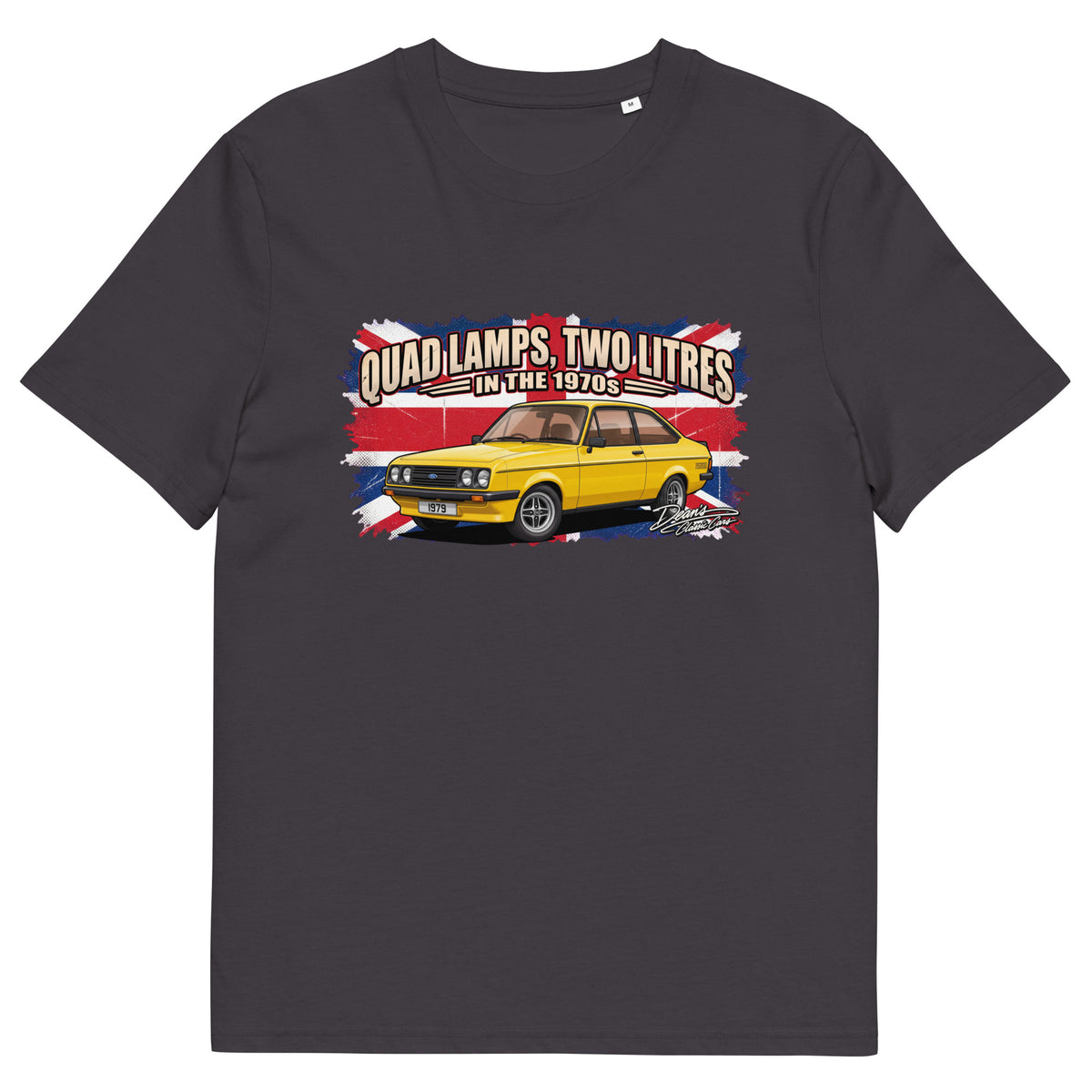 Escort RS2000 Signal Yellow T-Shirt - Dean's Classic Cars