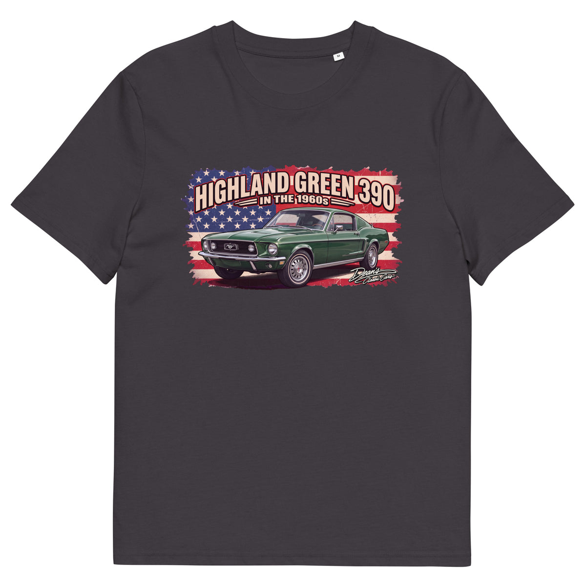 Mustang GT Highland Green T-Shirt - Dean's Classic Cars