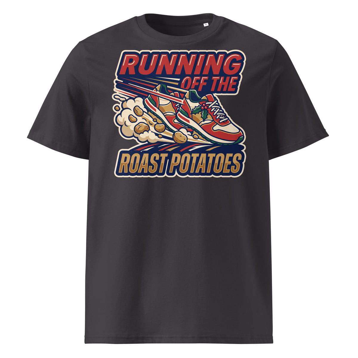 Running Off The Roast Potatoes Christmas T-Shirt - Ricki Robin