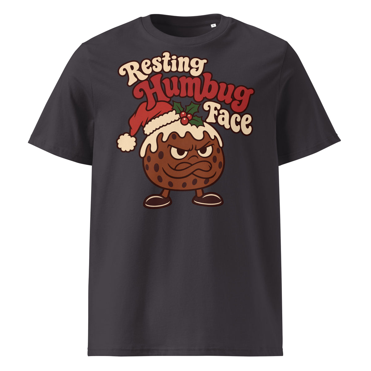Resting Humbug Face Christmas T-Shirt - Ricki Robin