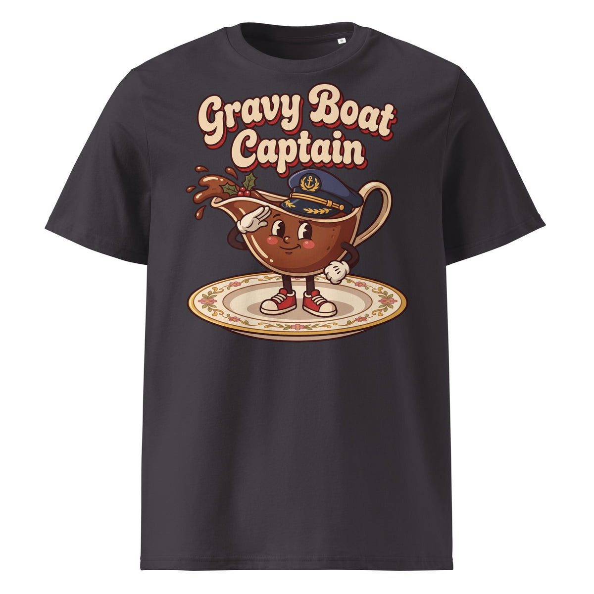 Gravy Boat Captain Christmas T-Shirt - Ricki Robin