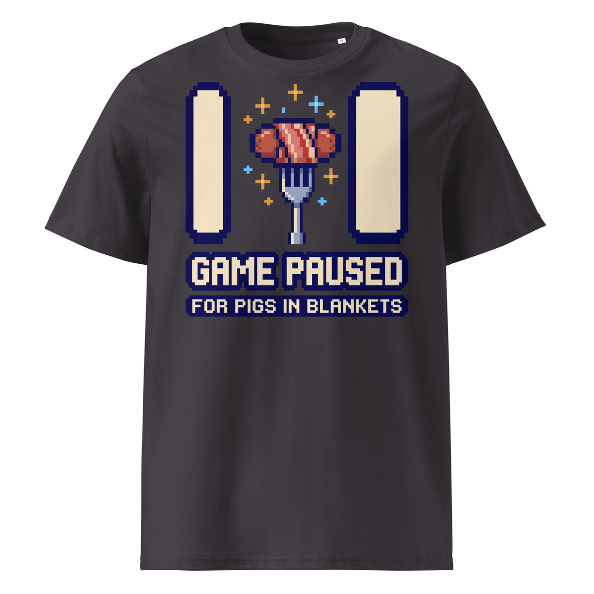 Game Paused For Pigs In Blankets Christmas T-Shirt - Ricki Robin