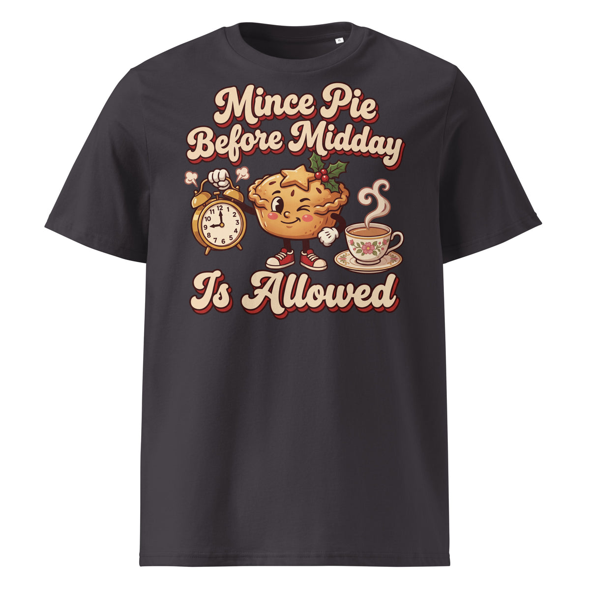Mince Pie Before Midday Is Allowed Christmas T-Shirt - Ricki Robin