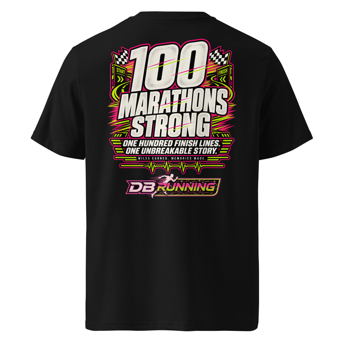 100 Marathons Strong - T-Shirt - DB Running