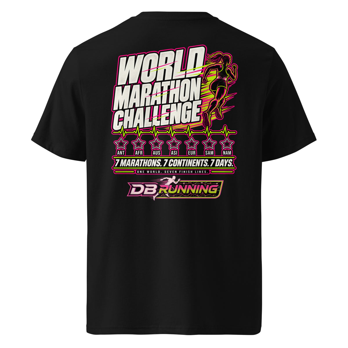 World Marathon Challenge Female - T-Shirt - DB Running