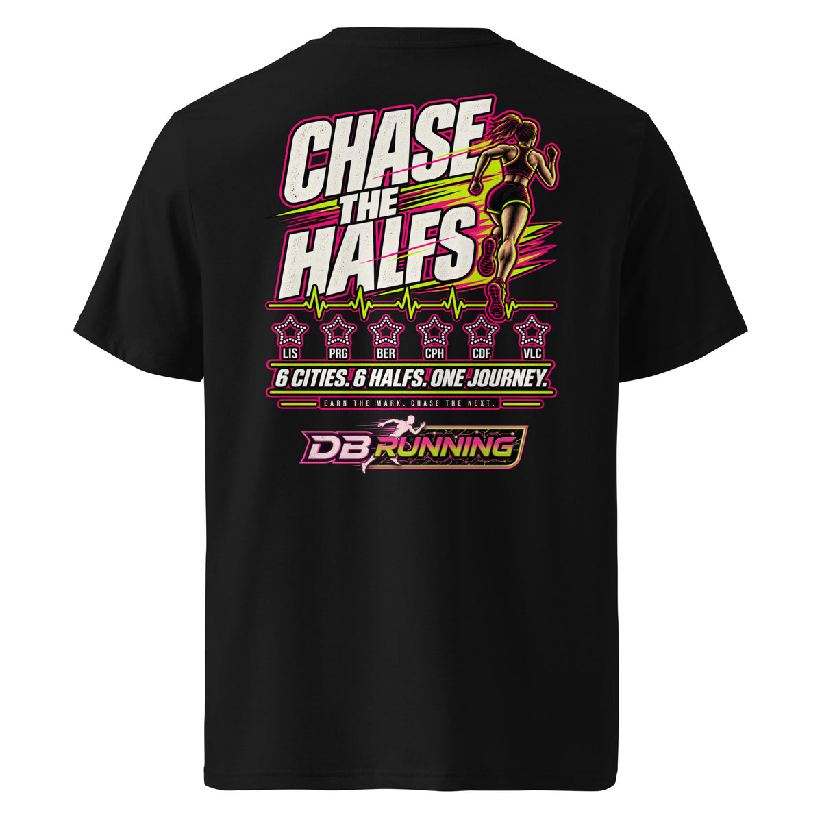 Chase the Halfs Female - T-Shirt - DB Running
