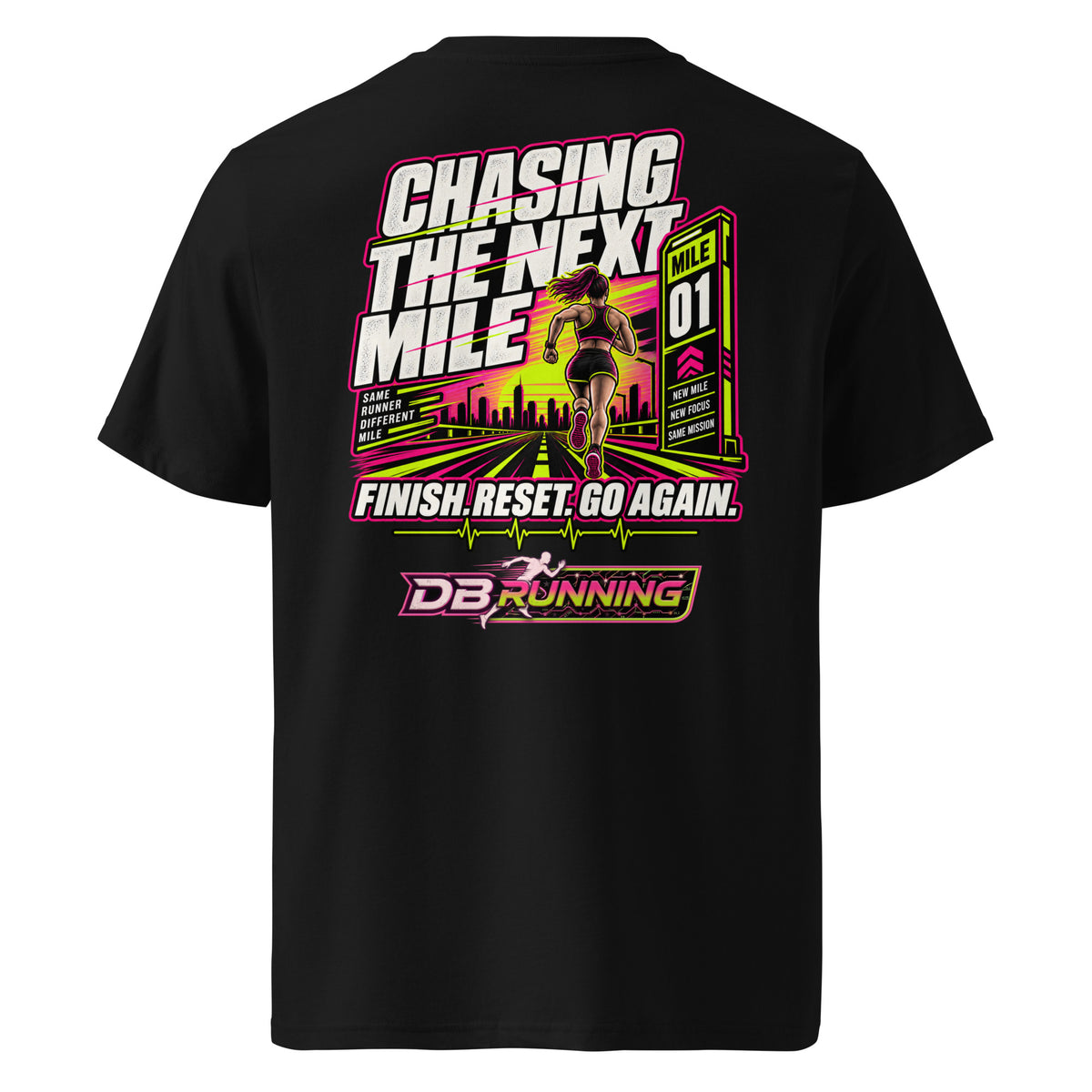 Chasing the Next Mile Female - T-Shirt - DB Running