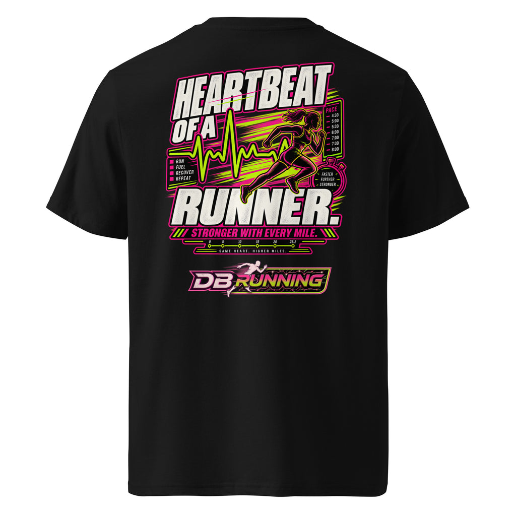 Heartbeat of a Runner Female - T-Shirt - DB Running