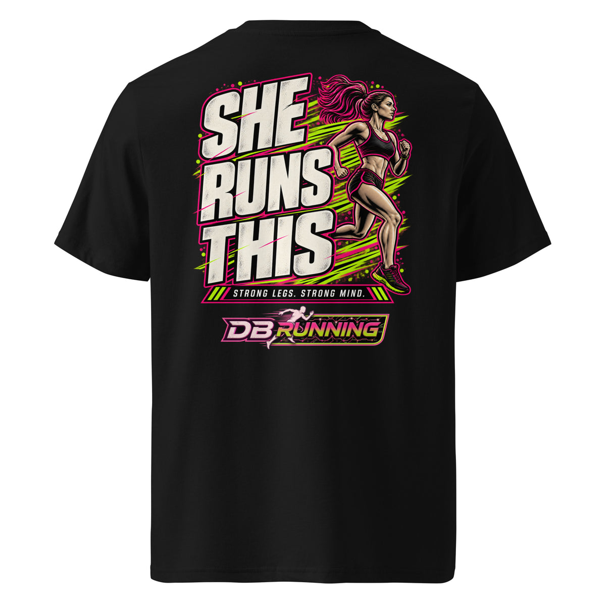 She Runs This - T-Shirt - DB Running