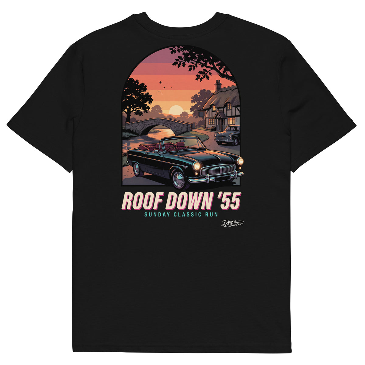 Consul Convertible Roof Down T-Shirt - Dean's Classic Cars