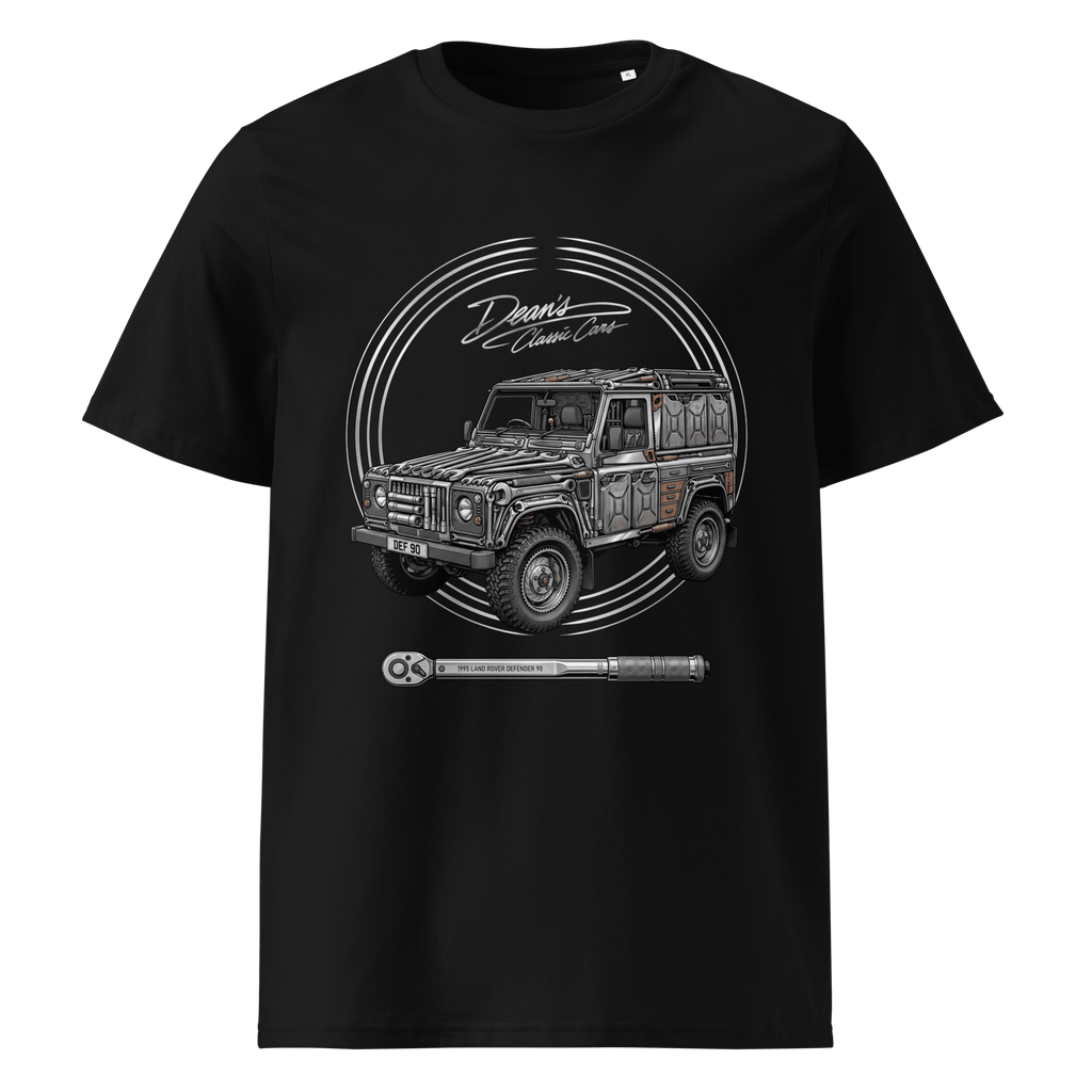 Defender Ninety Jerry Can T-Shirt - Dean's Classic Cars