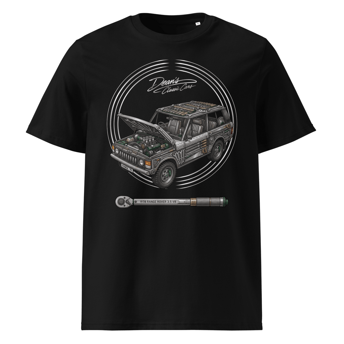 Range Rover Roof Rack T-Shirt - Dean's Classic Cars