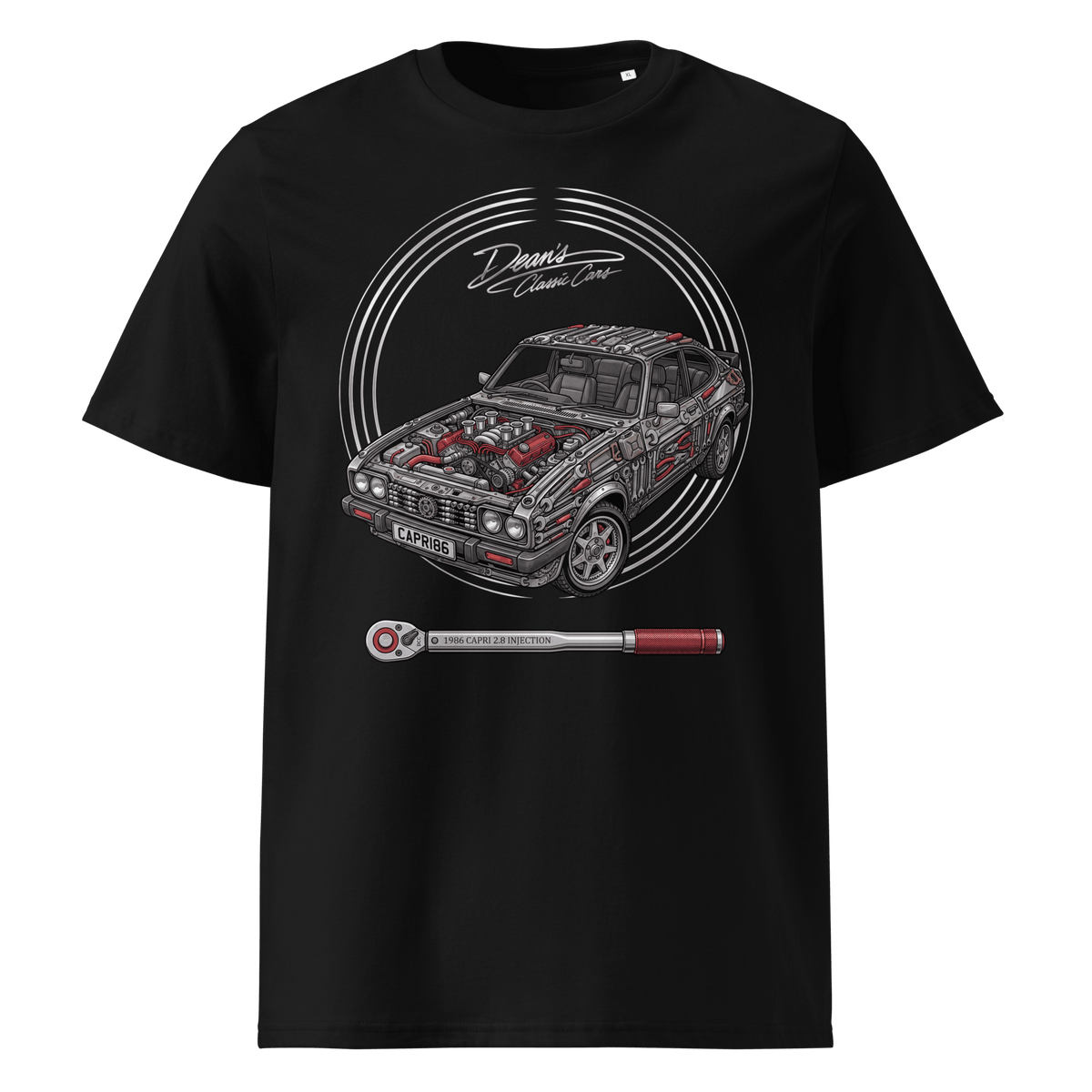 Capri Injection Cologne Six T-Shirt - Dean's Classic Cars