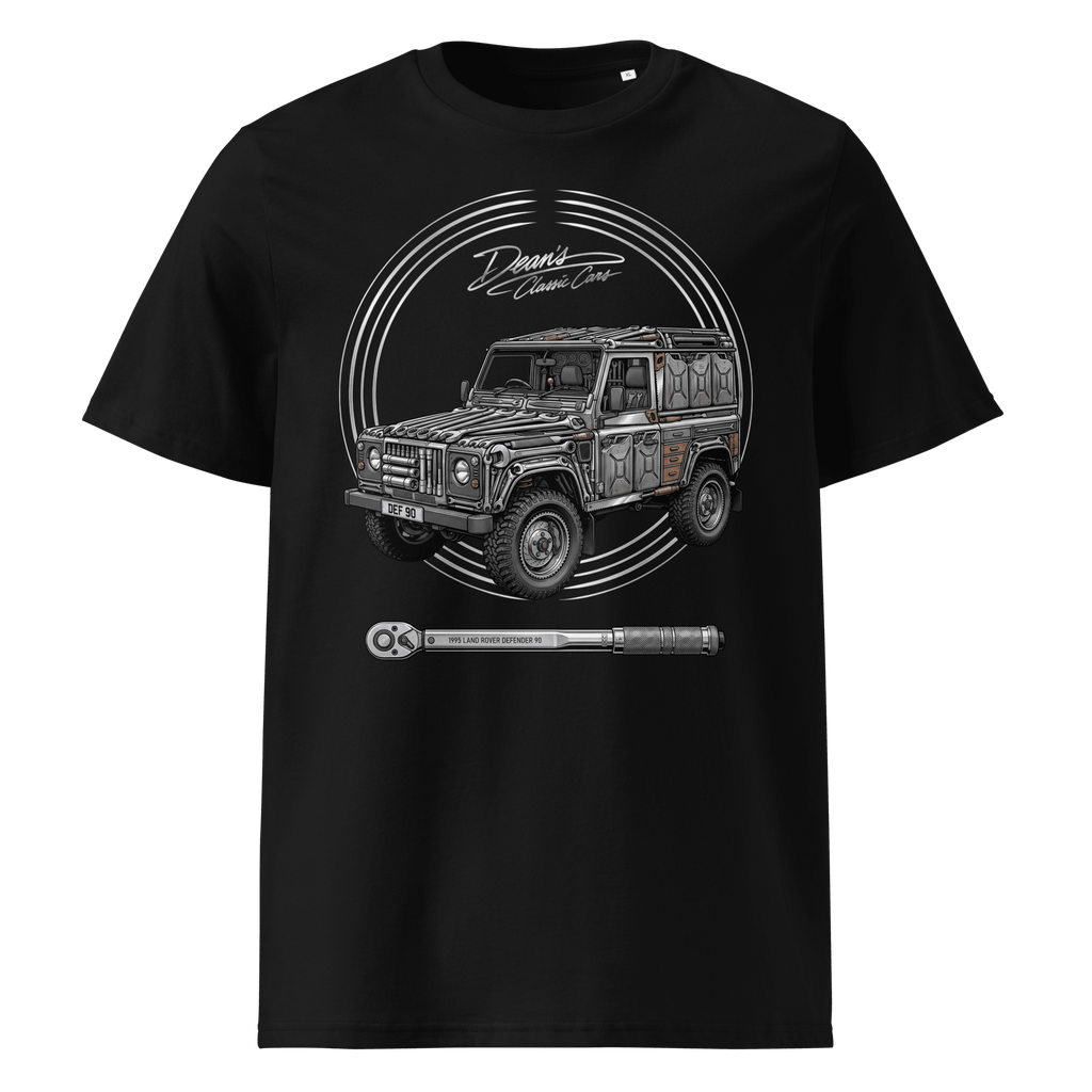 Defender Ninety Jerry Can T-Shirt - Dean's Classic Cars