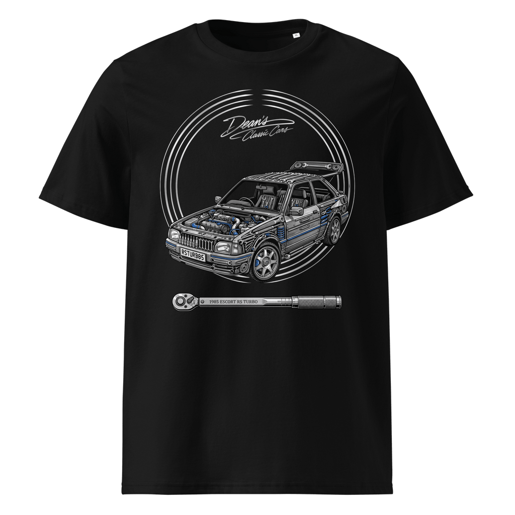 RS Turbo Bonnet Bared T-Shirt - Dean's Classic Cars