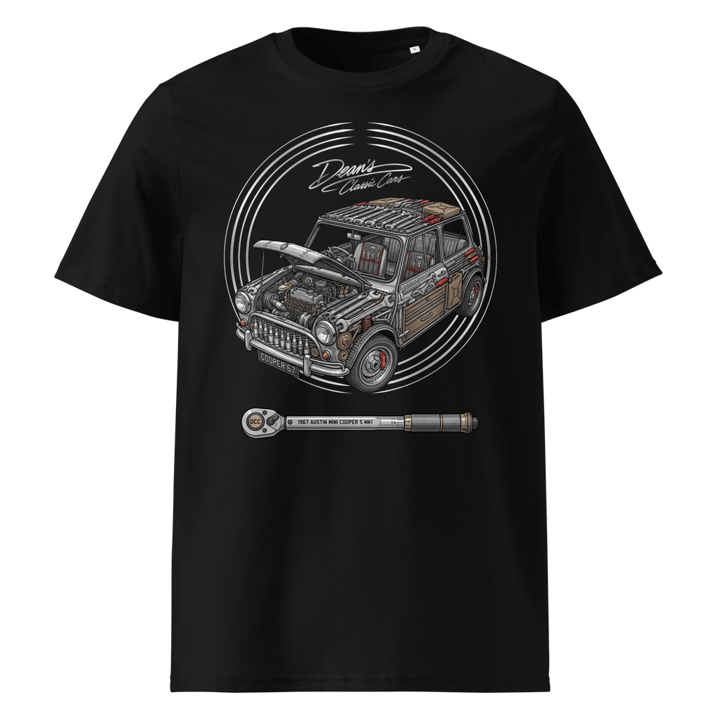 Cooper S Spanner Roof T-Shirt - Dean's Classic Cars