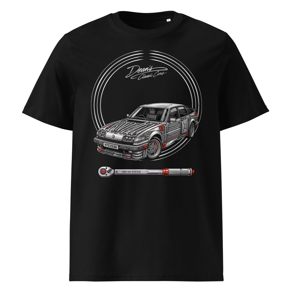 SD1 Vitesse Toolbox Doors T-Shirt - Dean's Classic Cars