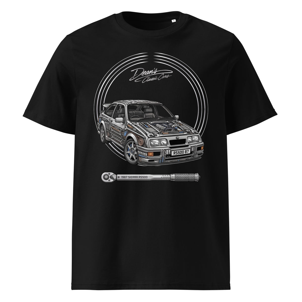 Sierra RS500 Socket Bumper T-Shirt - Dean's Classic Cars