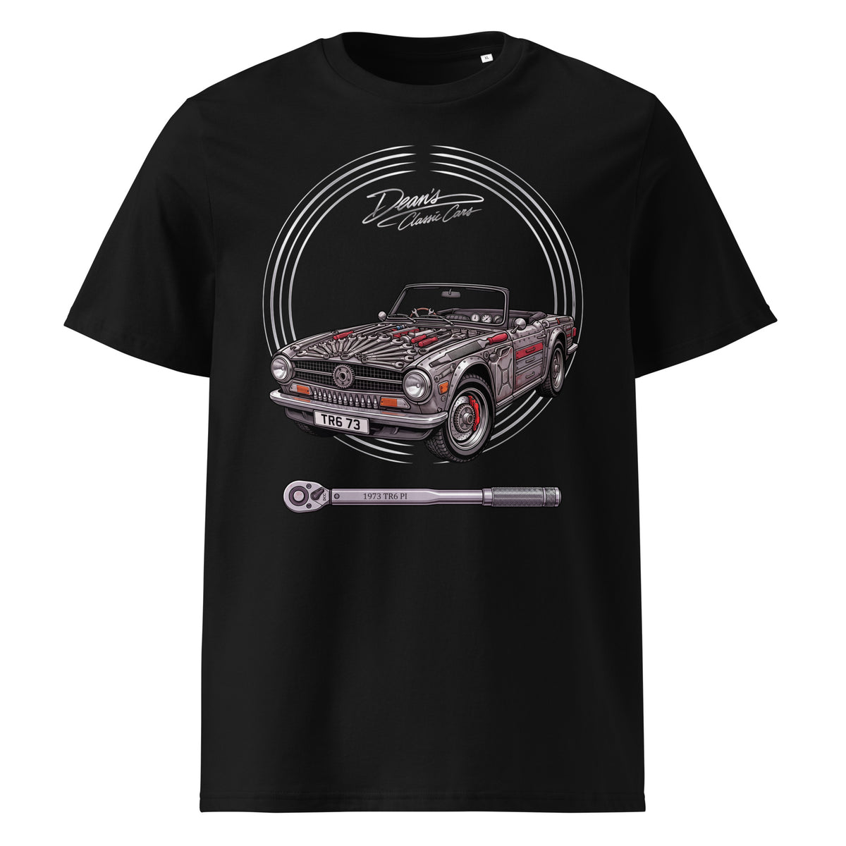 TR6 PI Spark Plug T-Shirt - Dean's Classic Cars