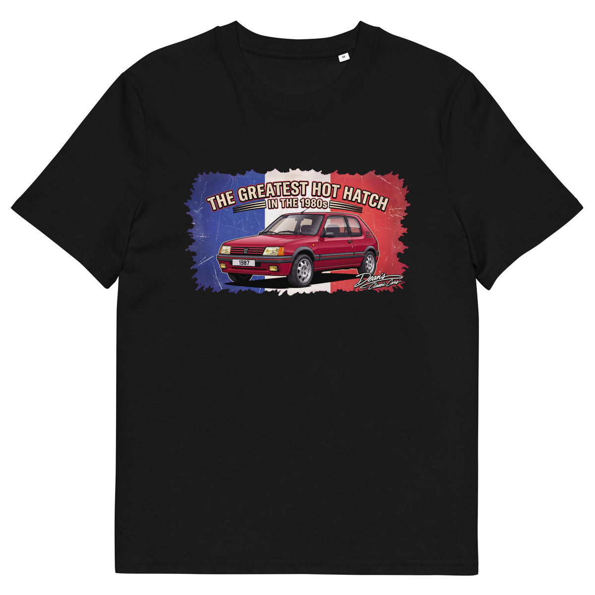 205 GTI Cherry Red T-Shirt - Dean's Classic Cars