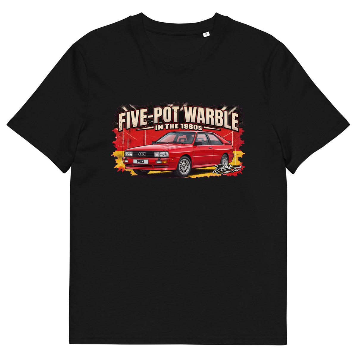 Quattro Coupe Tornado Red T-Shirt - Dean's Classic Cars