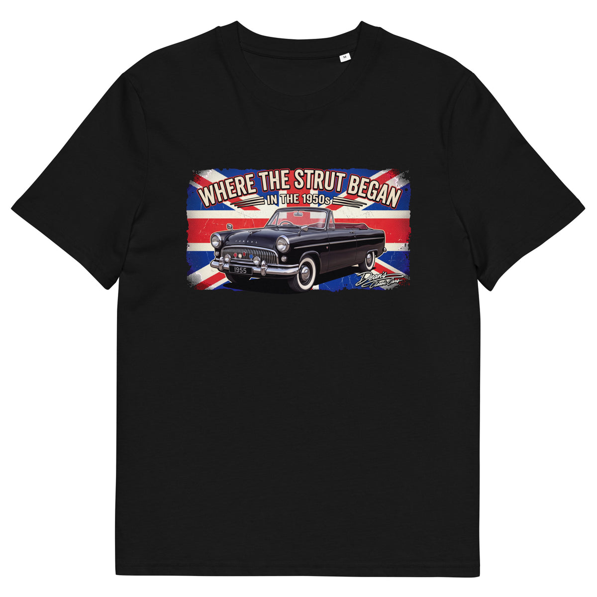 Consul Convertible Strut Pioneer T-Shirt - Dean's Classic Cars