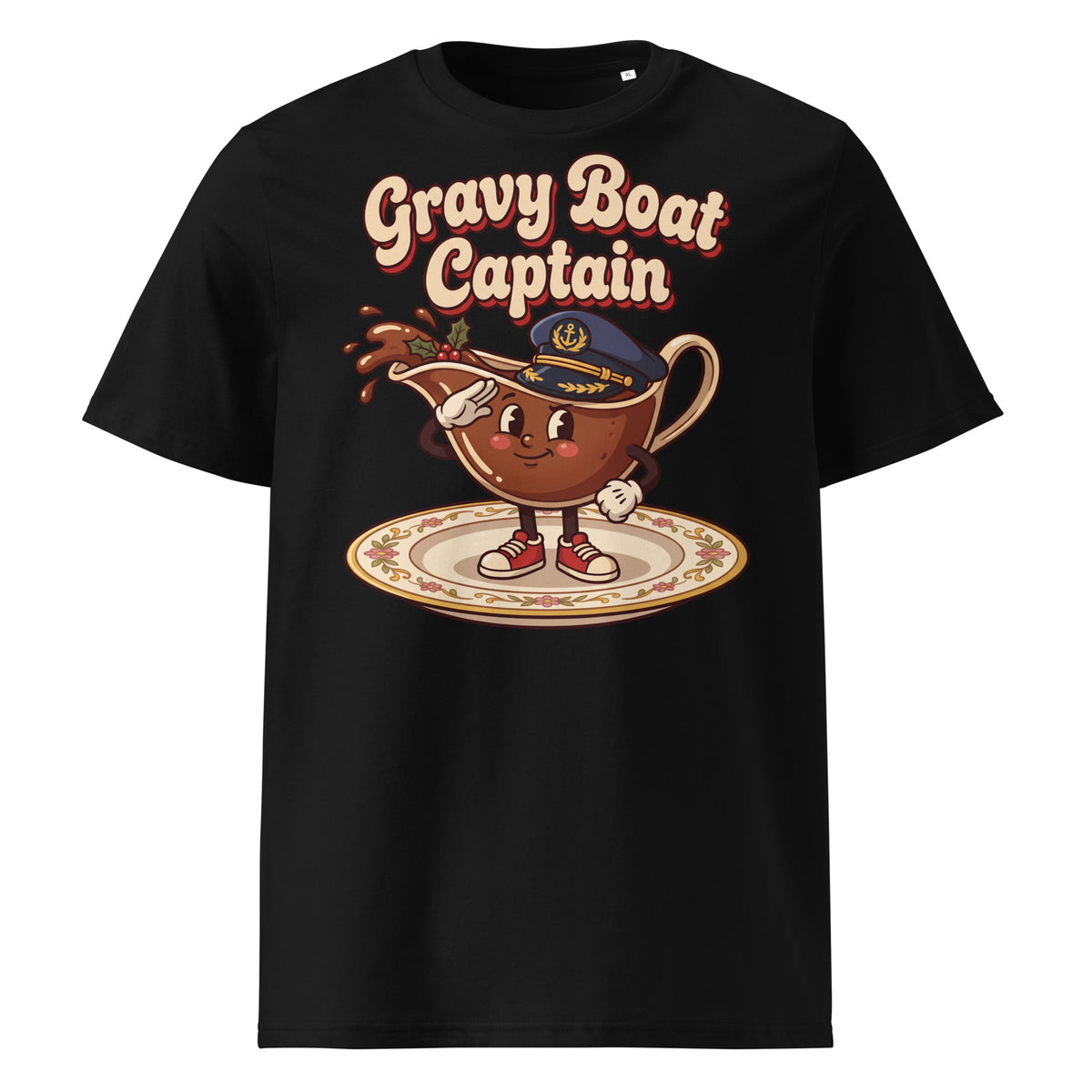Gravy Boat Captain Christmas T-Shirt - Ricki Robin