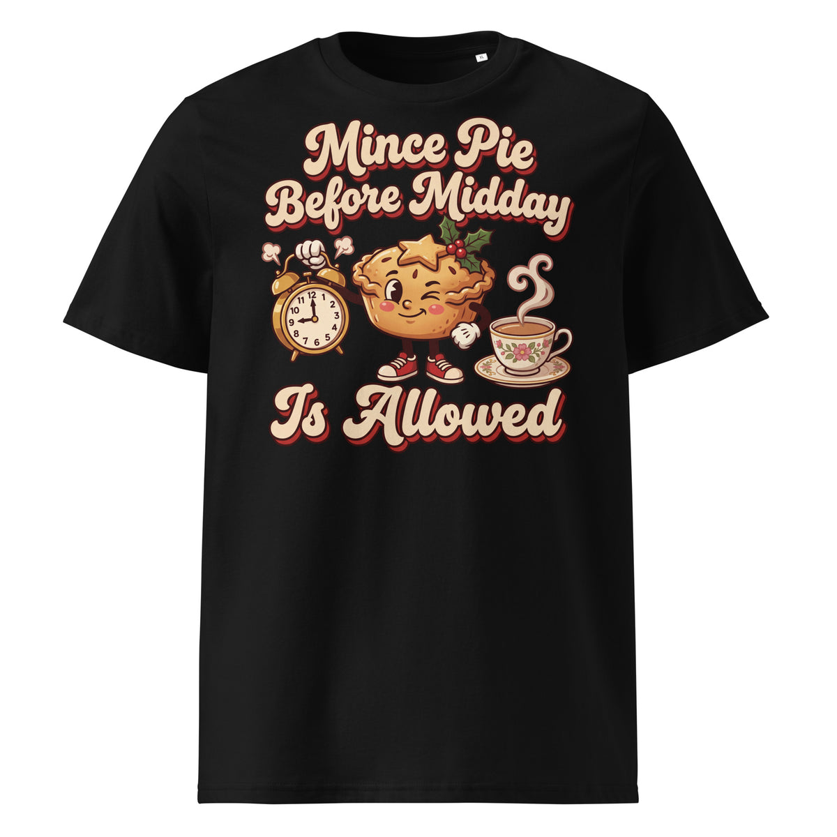 Mince Pie Before Midday Is Allowed Christmas T-Shirt - Ricki Robin