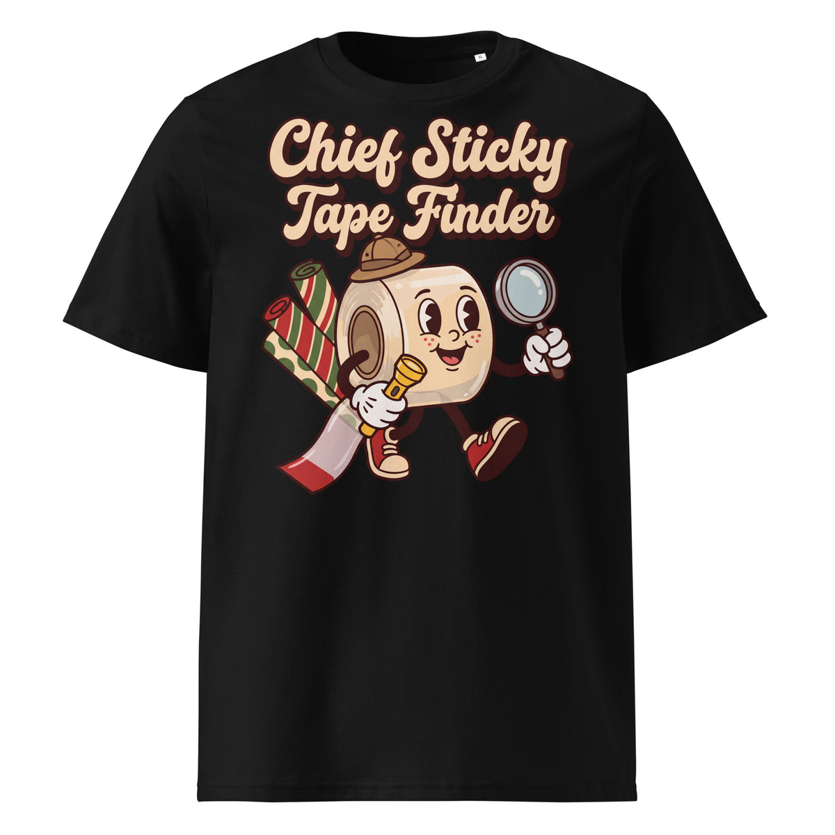 Chief Sticky Tape Finder Christmas T-Shirt - Ricki Robin