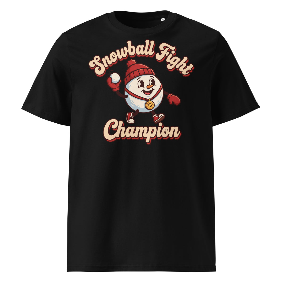 Snowball Fight Champion Christmas T-Shirt - Ricki Robin