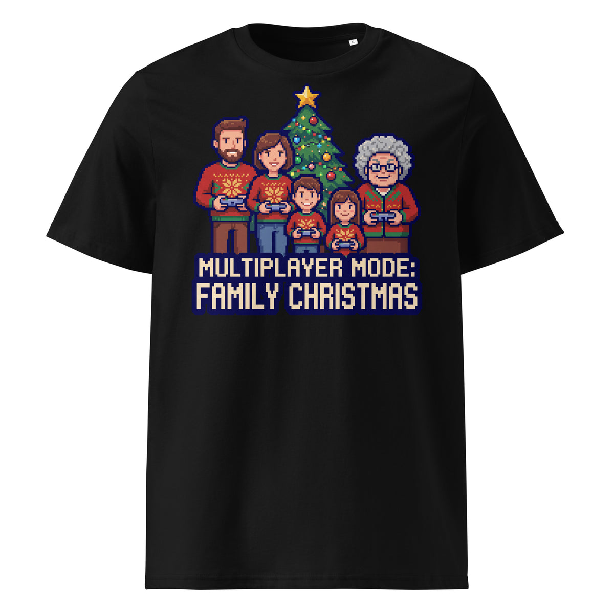 Multiplayer Mode: Family Christmas T-Shirt - Ricki Robin